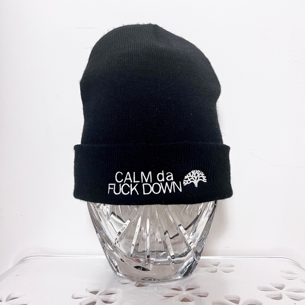 "Calm Da Fcuk Down" Beanie